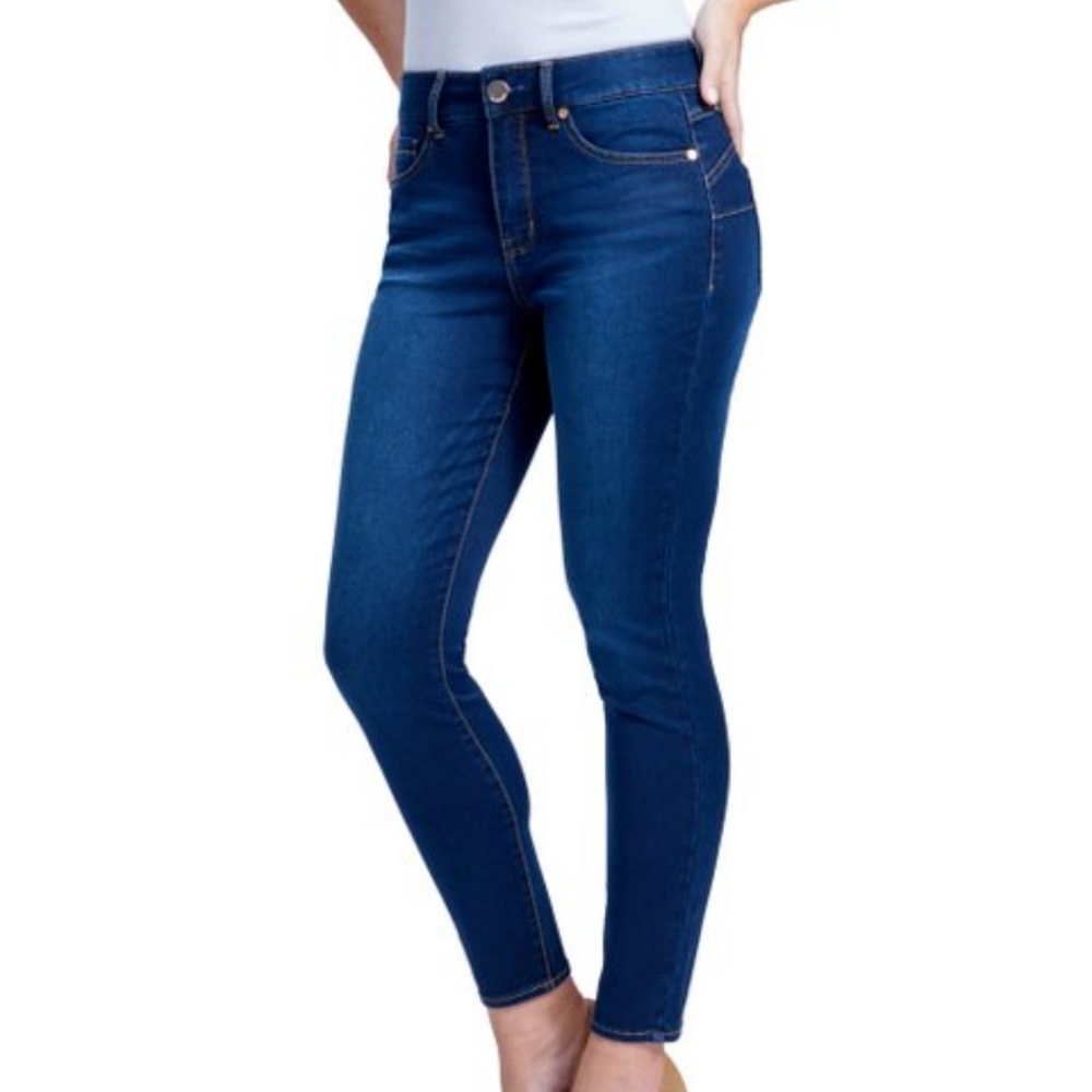 Seven7 "Booty Shaper" High Rise Skinny Dark Wash 6